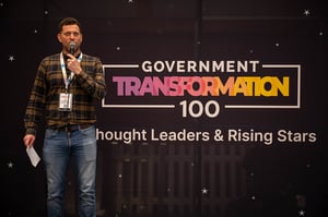 Ed Tillotson MCs the Government Transformation 100