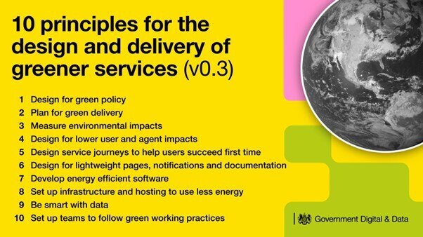 Greener Services Design Principles