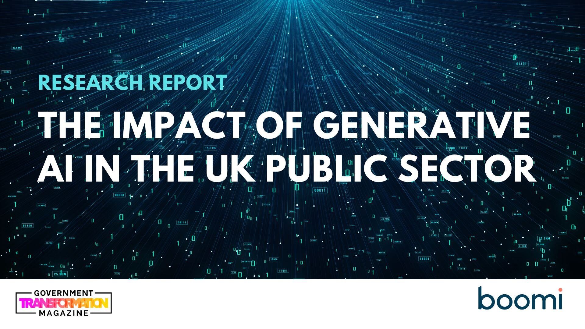 THE IMPACT OF GENERATIVE AI IN THE UK PUBLIC SECTOR